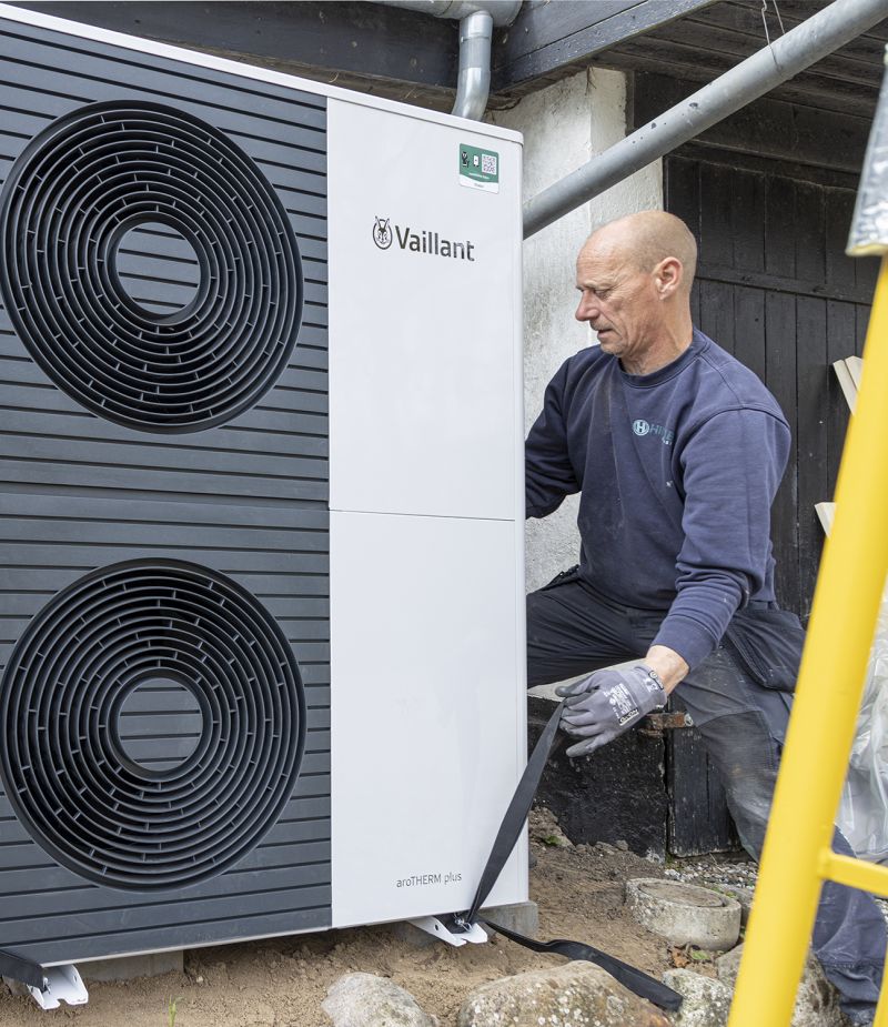 Hinke Energi Vaillant varmepumpe installation